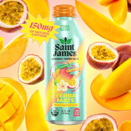 Organic Yerba Mate Fruit Drink, 12-Pack