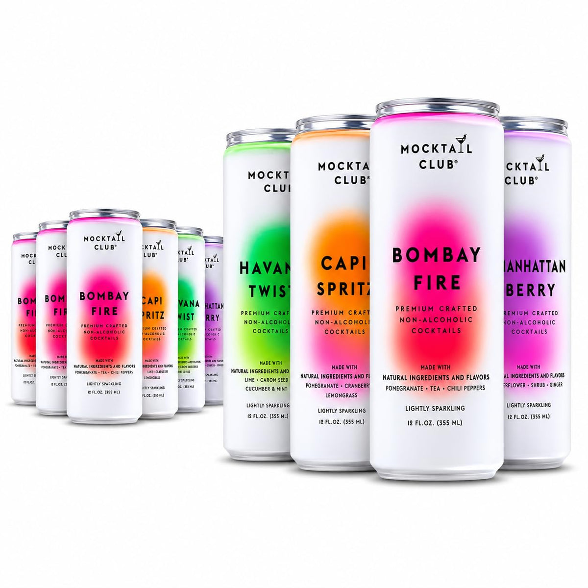 Nonalcoholic Craft Mocktail Variety
