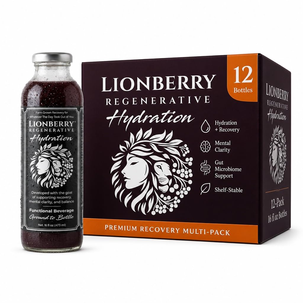 Elderberry and Lion’s Mane Hydration Drink, 12-Pack