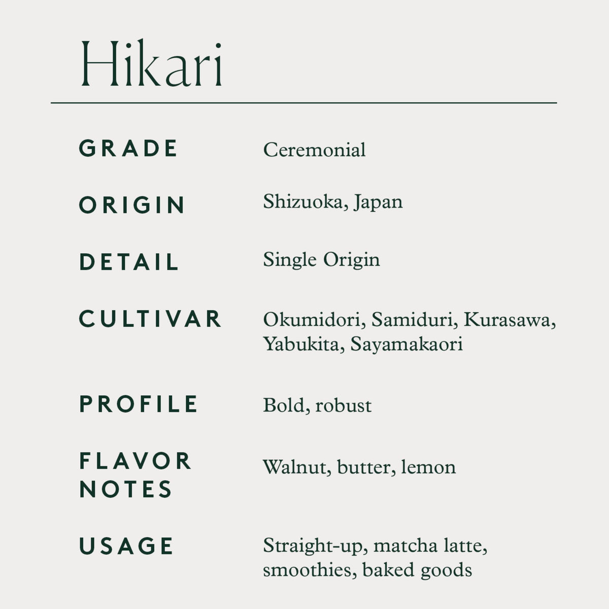Single-Origin Ceremonial Matcha, 30 g