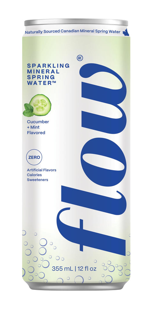 Flavored Mineral Sparkling Water, 24-Pack