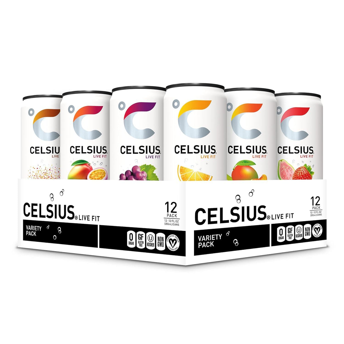 Sugar-Free Energy Drink Variety, 12-Pack