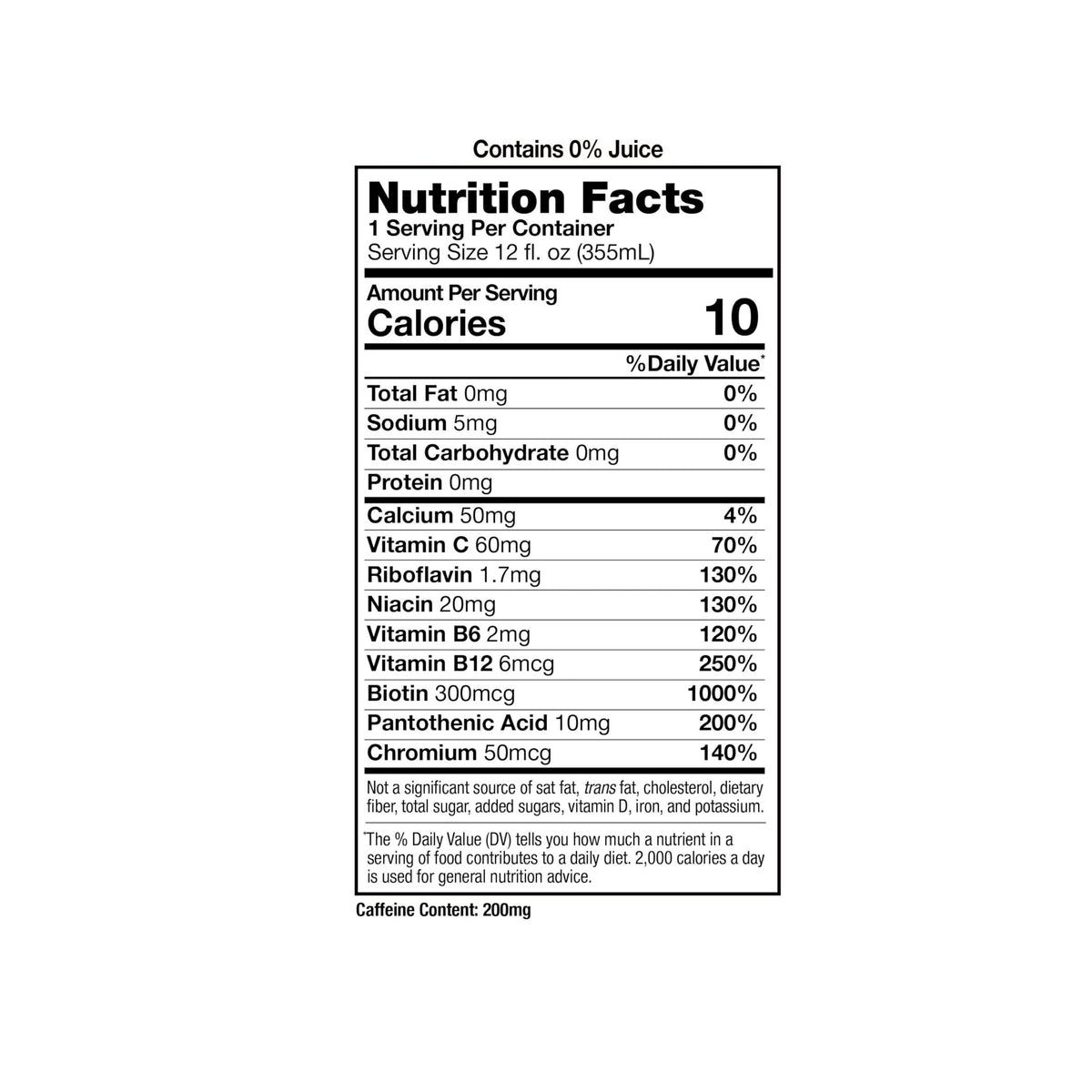 Sugar-Free Energy Drink Variety, 12-Pack