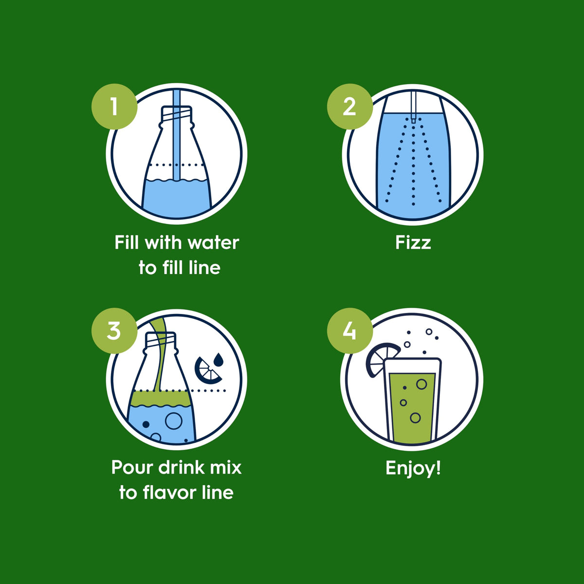 Zero-Sugar Lemon Lime Soda Mix