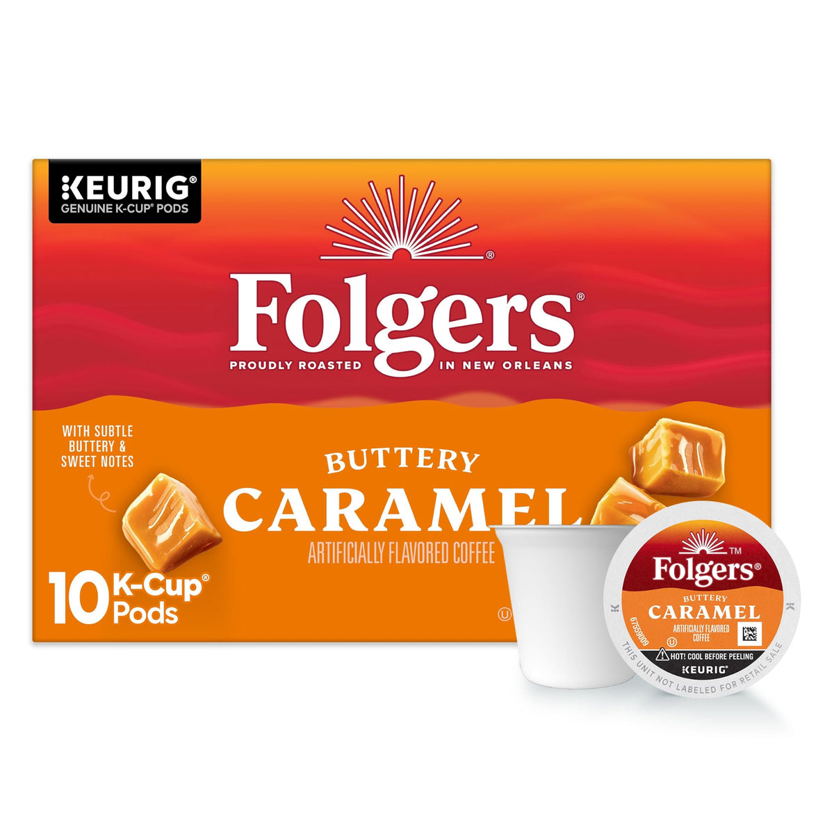 Caramel and Hazelnut Coffee Pods