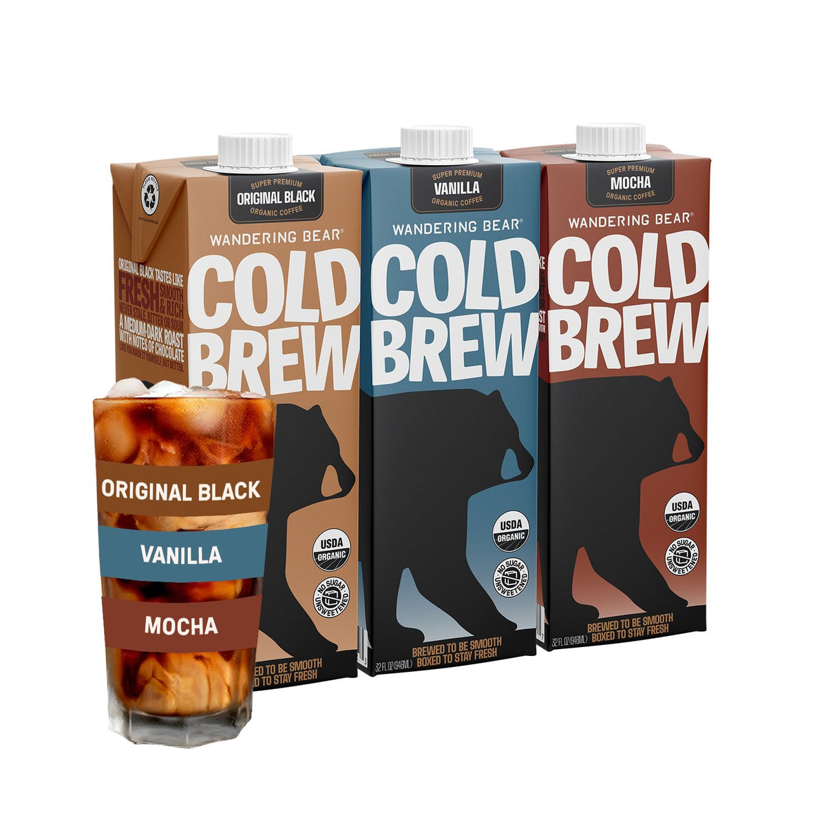 Ready-to-Drink Cold Brew Coffee Variety