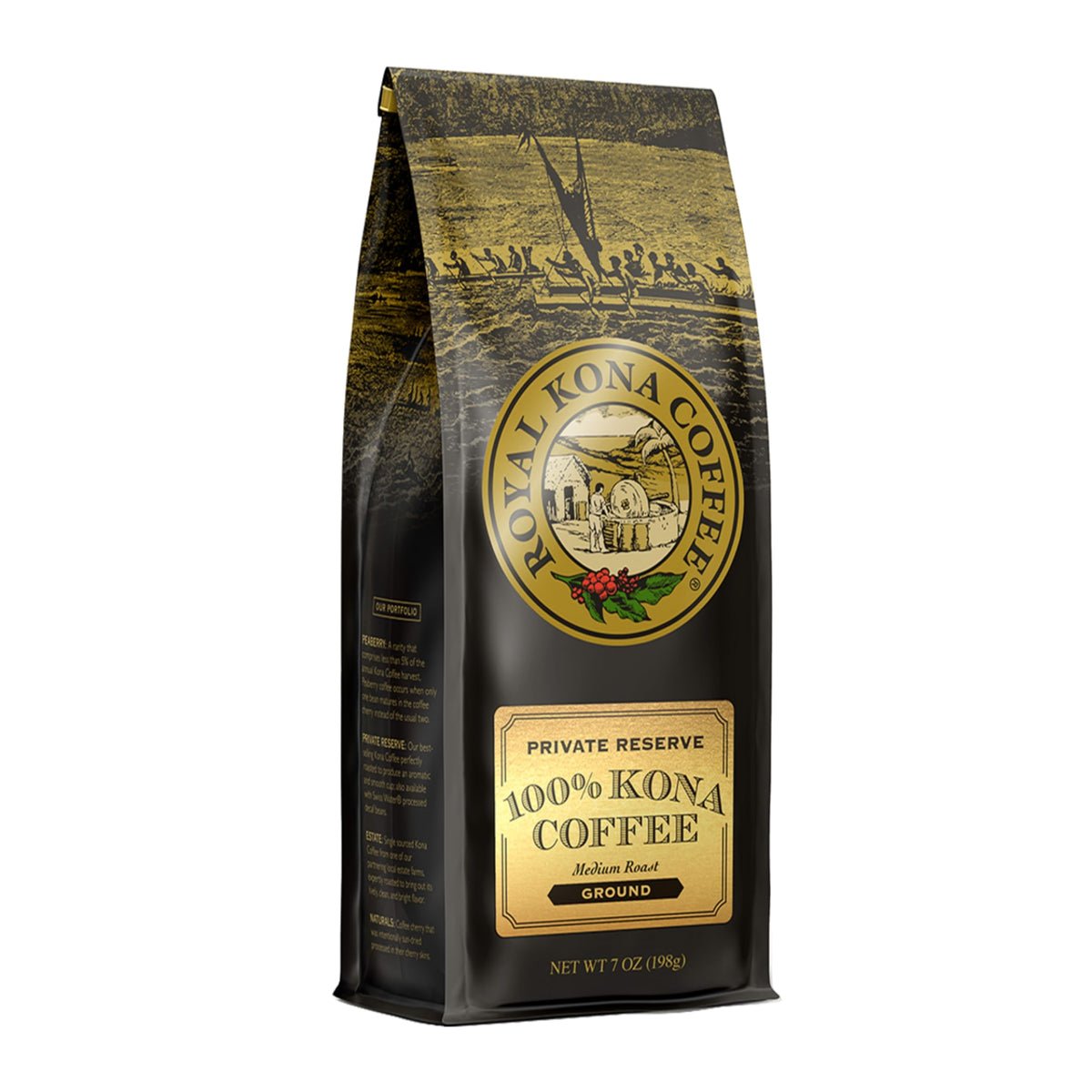 Hawaiian Kona Whole and Ground Coffee