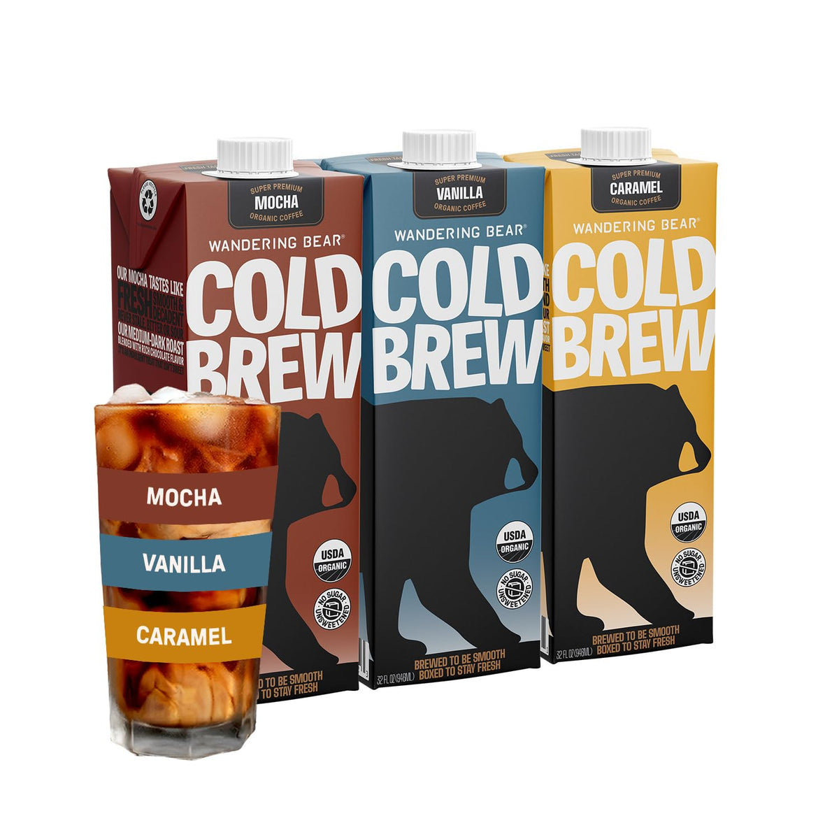 Ready-to-Drink Cold Brew Coffee Variety