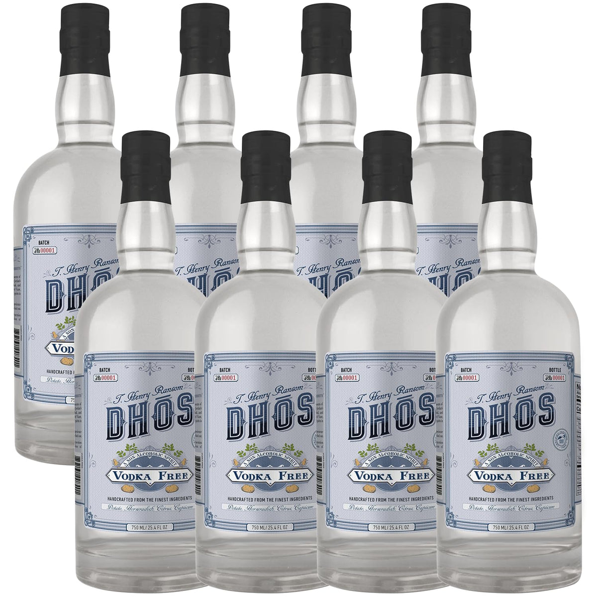 Nonalcoholic Vodka-Style Mixer, Eight-Pack