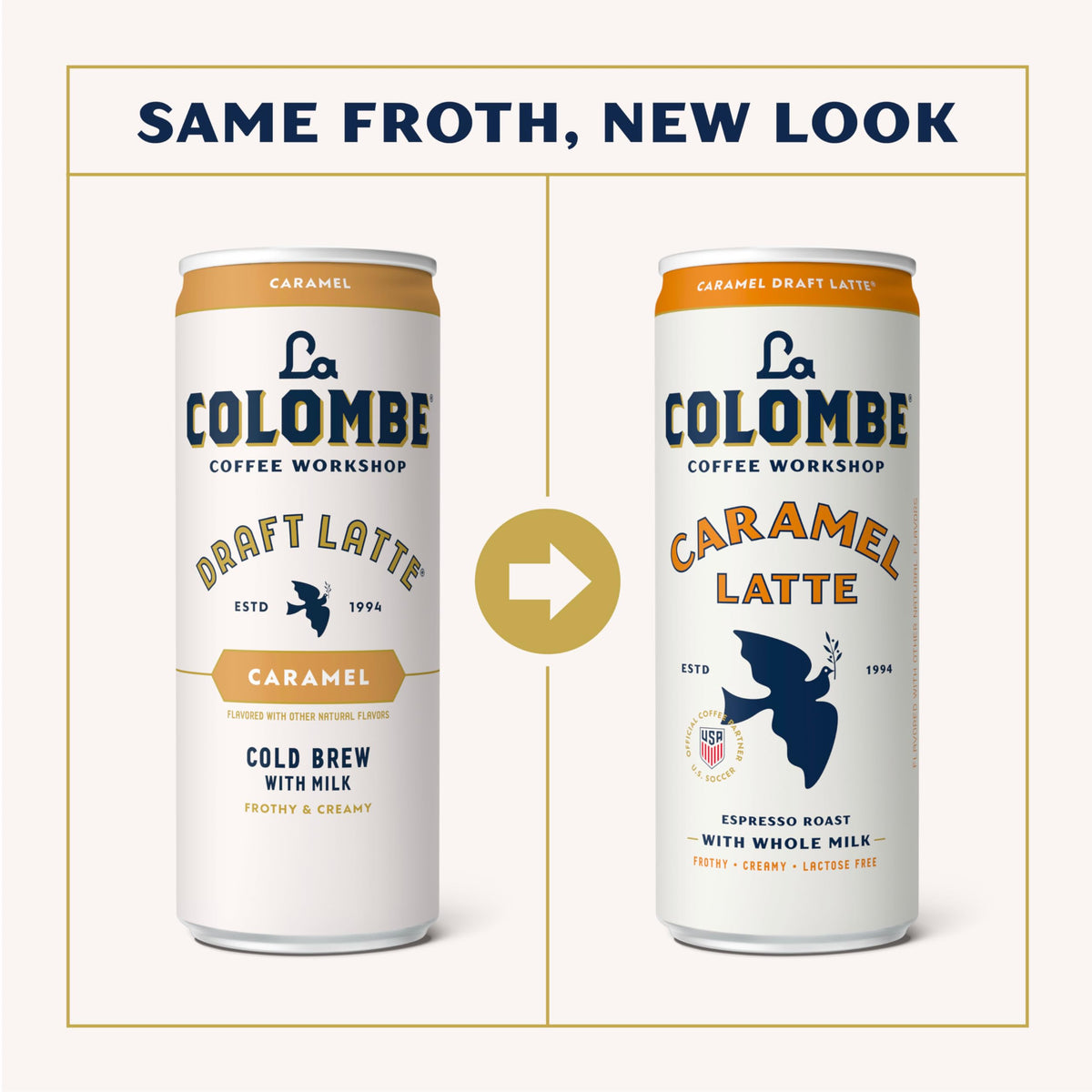 Ready-to-Drink Cold Brew Draft Latte