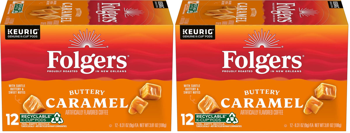Caramel and Hazelnut Coffee Pods