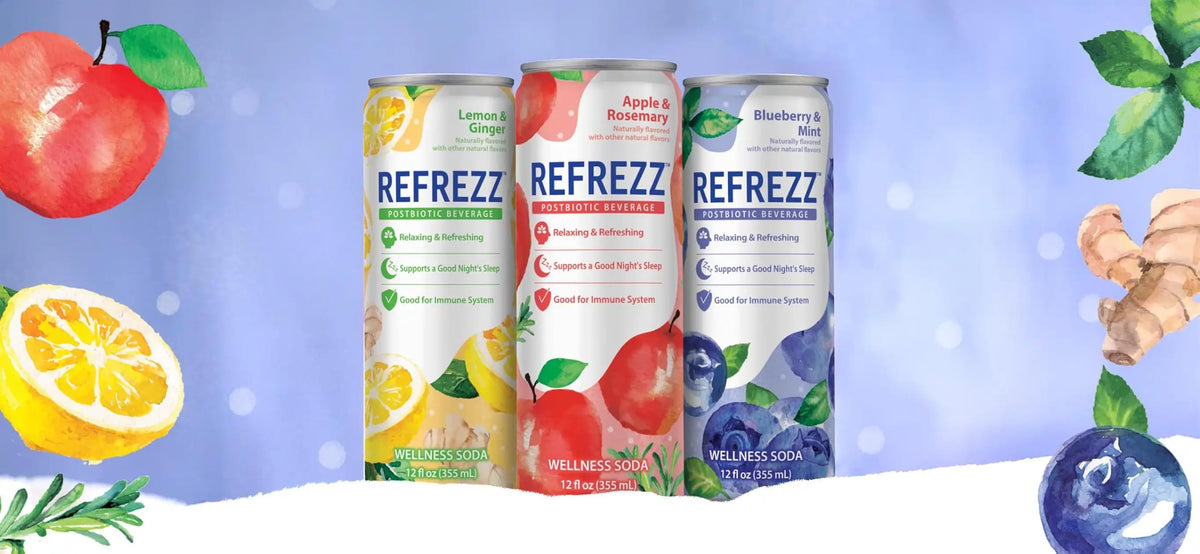 Postbiotic Sparkling Beverage, Six-Pack