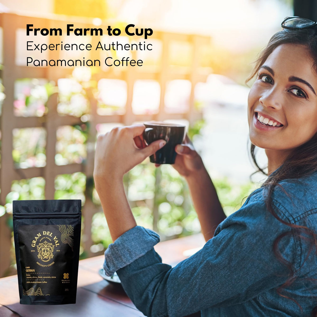 Panama Geisha Honey-Process Whole Beans, 8.8 oz