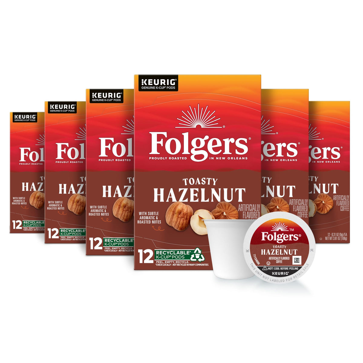 Caramel and Hazelnut Coffee Pods