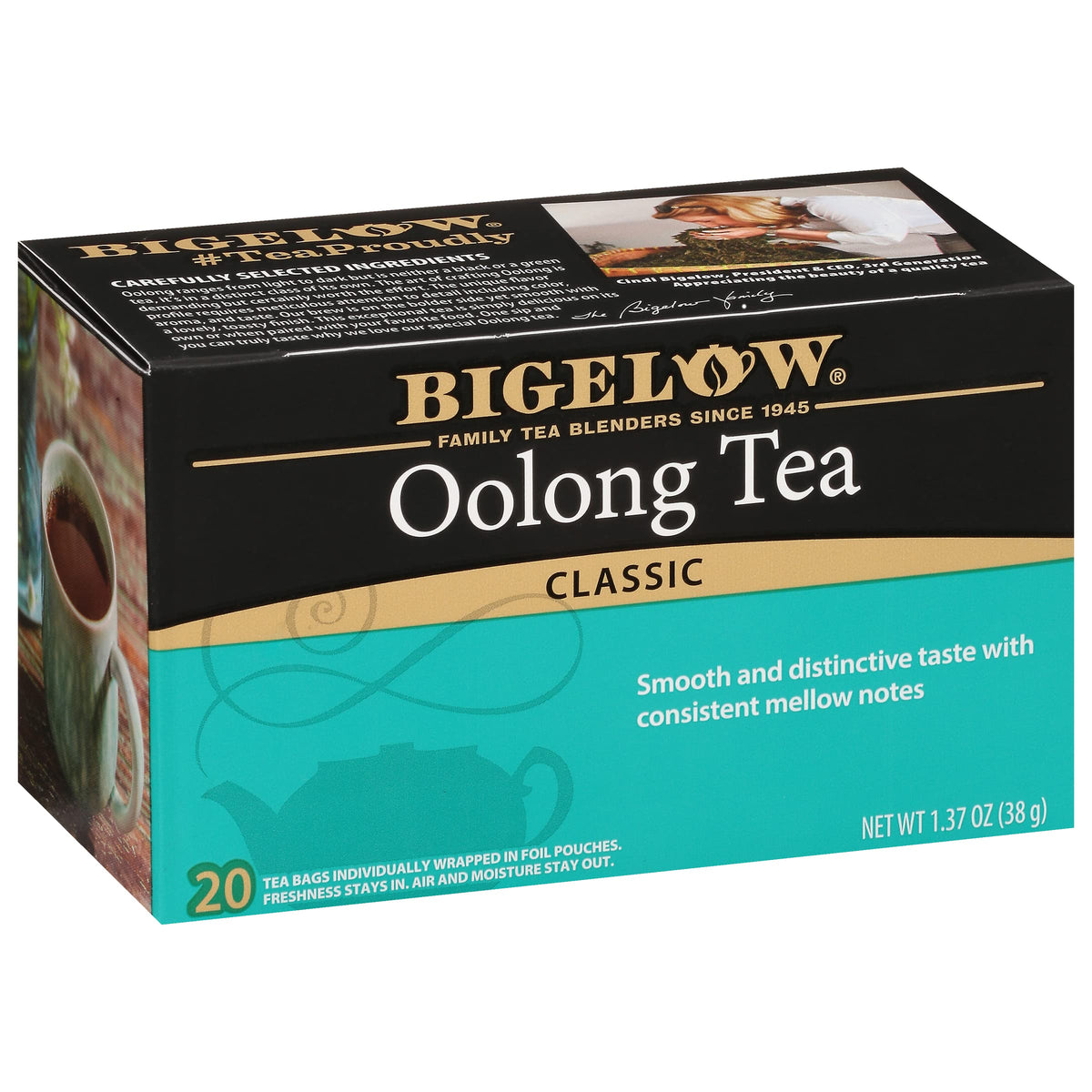 Caffeinated Oolong Tea Bags