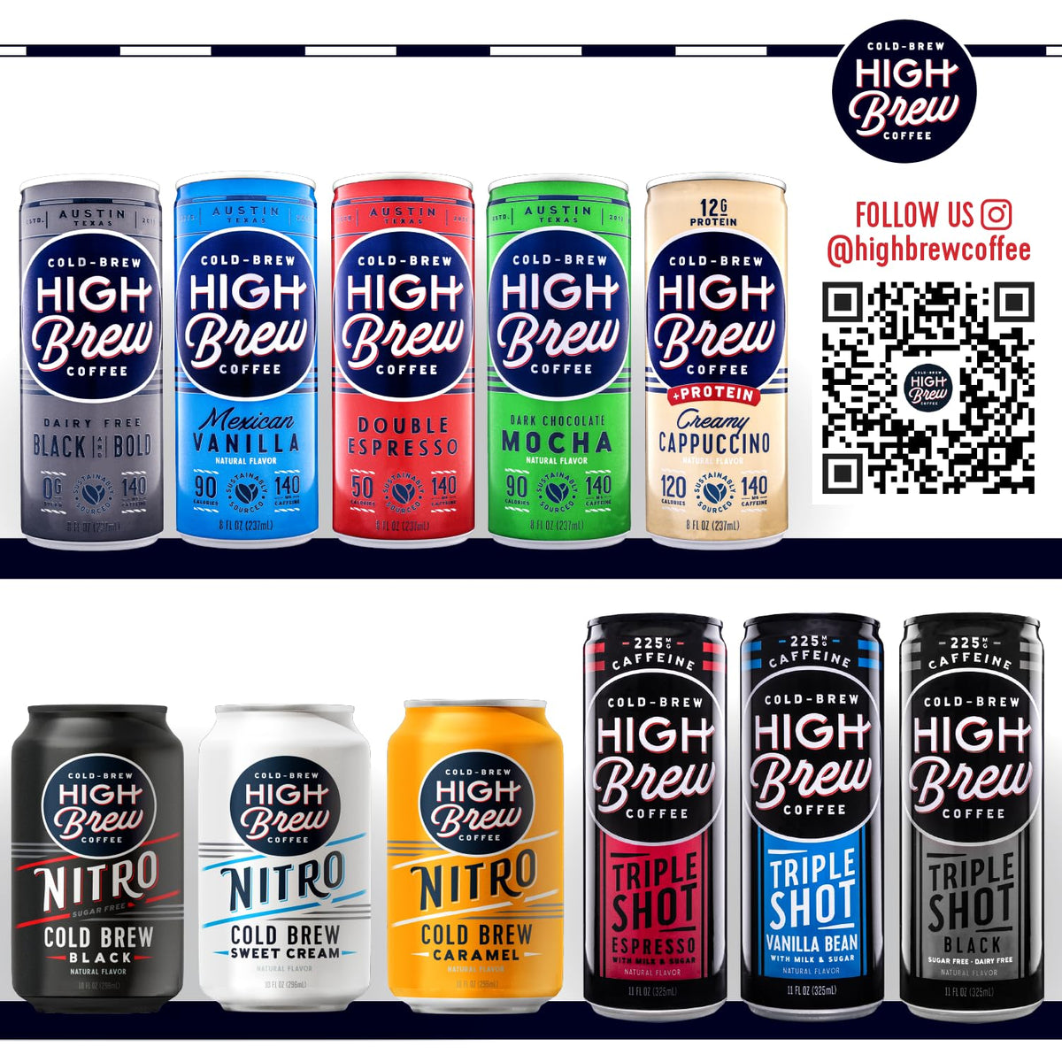 Nitro Cold Brew Coffee, 12-Pack