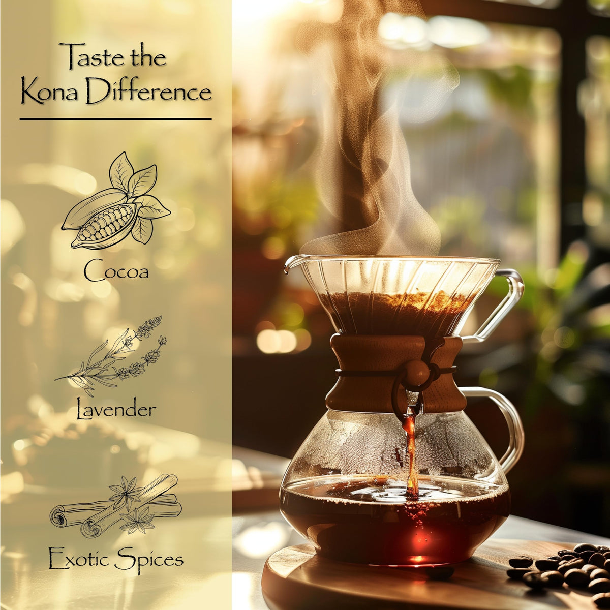 Single-Origin Kona Whole Coffee Beans