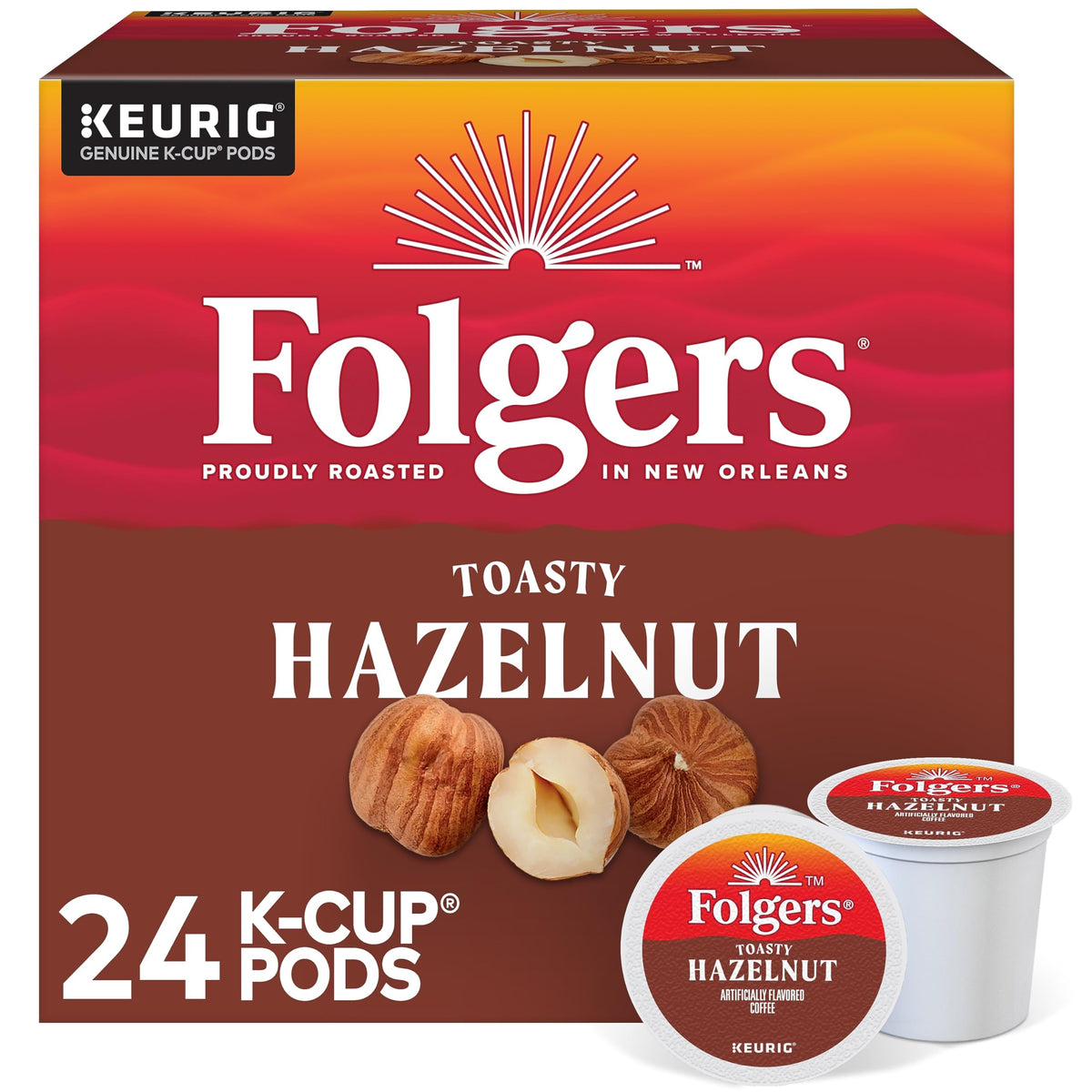 Caramel and Hazelnut Coffee Pods