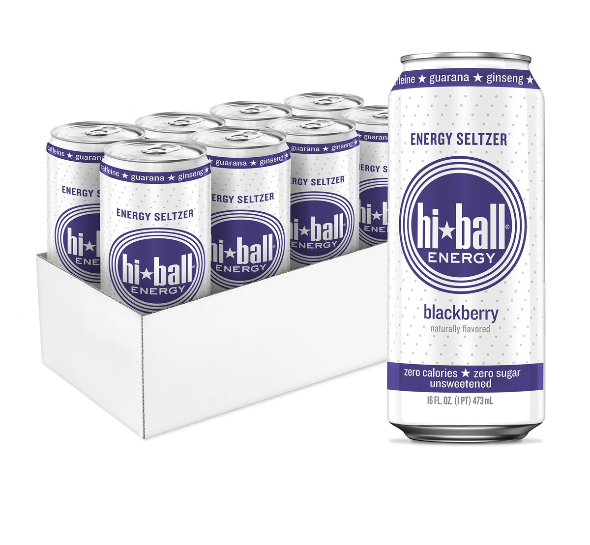 Sugar-Free Caffeinated Sparkling Seltzer