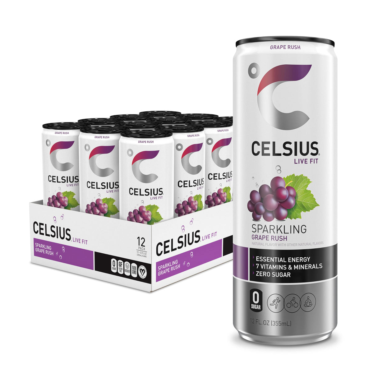 Sugar-Free Energy Drink Variety, 12-Pack