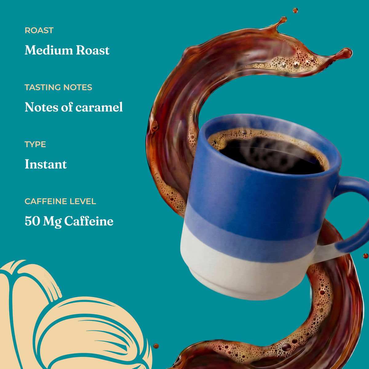 Mushroom-Blend Instant Coffee Packets