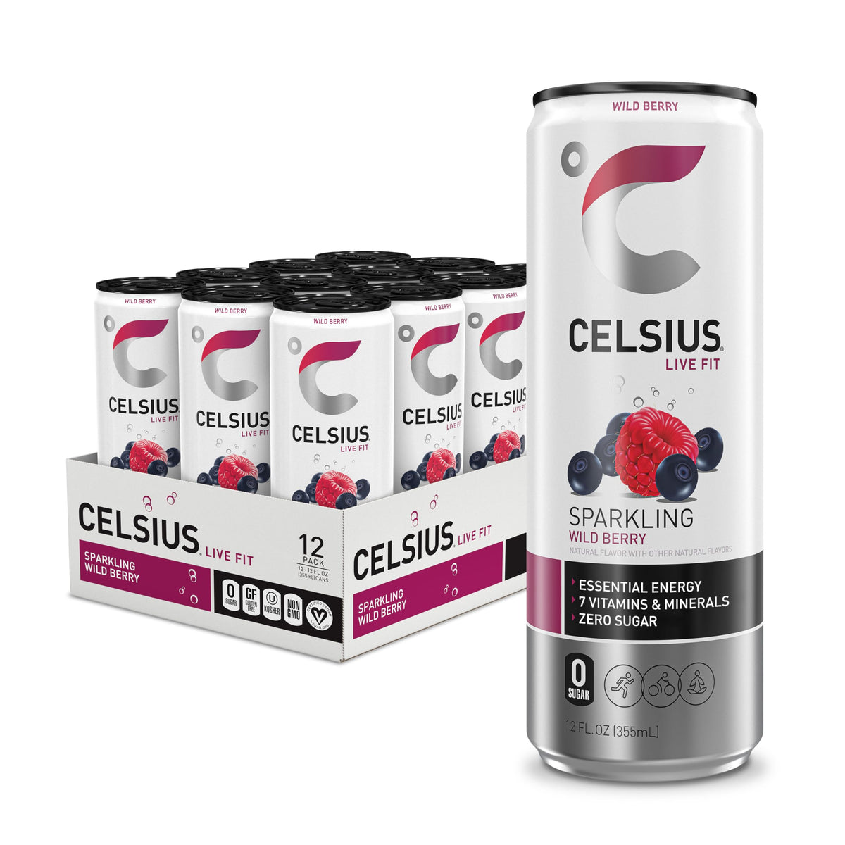 Sugar-Free Energy Drink Variety, 12-Pack