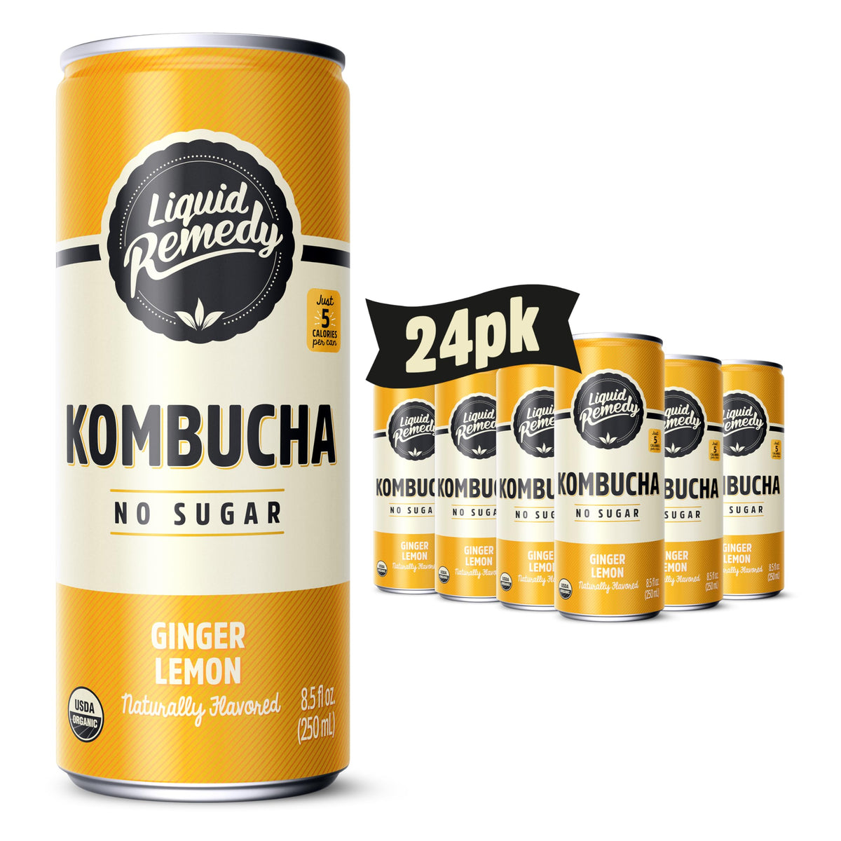 Sugar-Free Flavored Kombucha