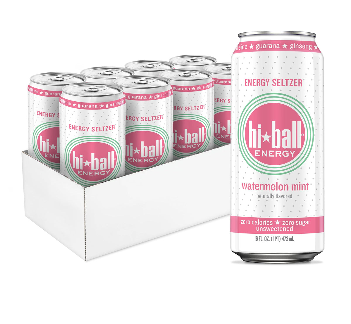 Sugar-Free Caffeinated Sparkling Seltzer