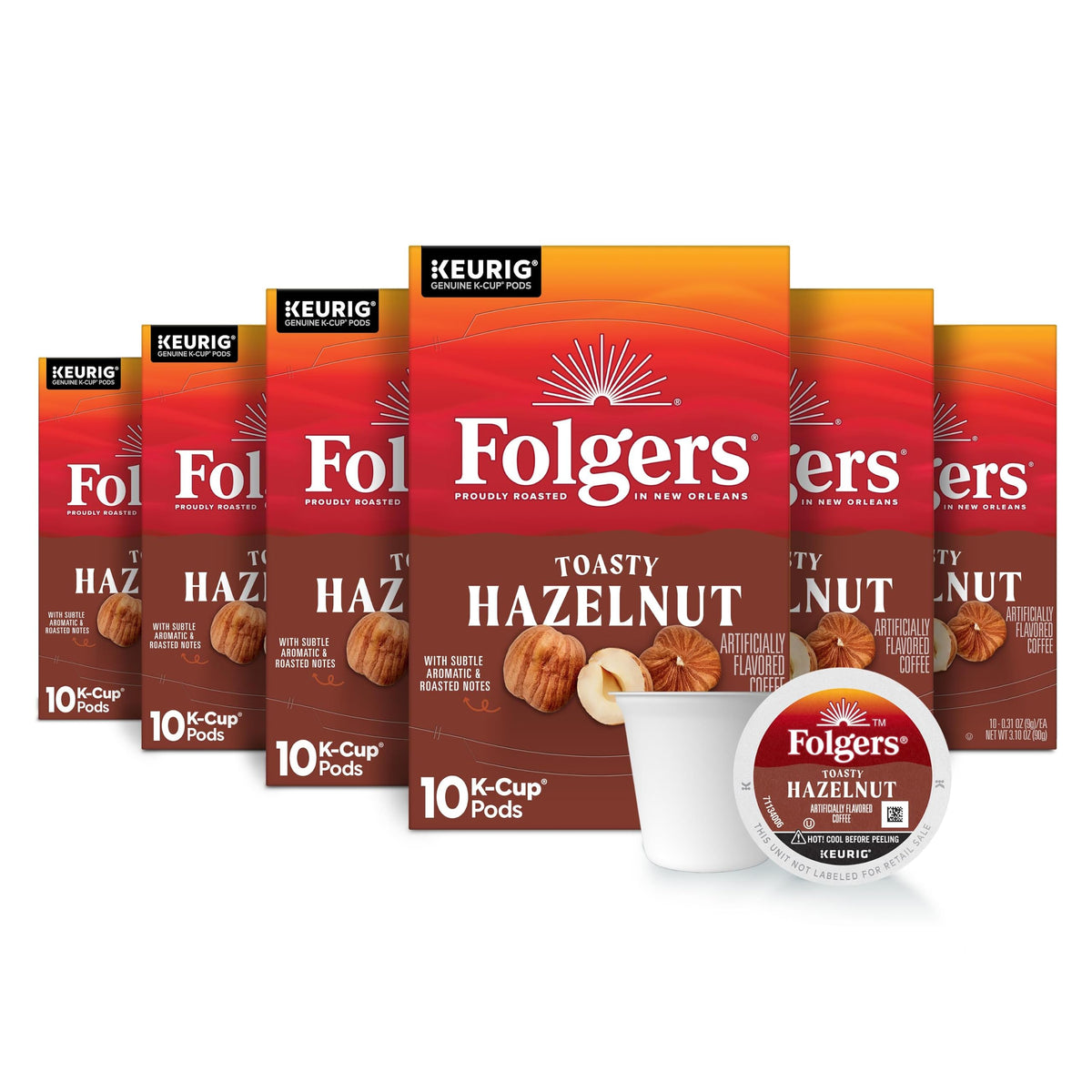 Caramel and Hazelnut Coffee Pods